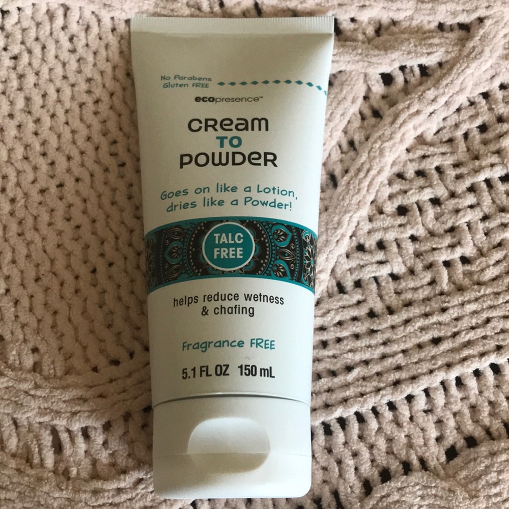 Cream to powder
